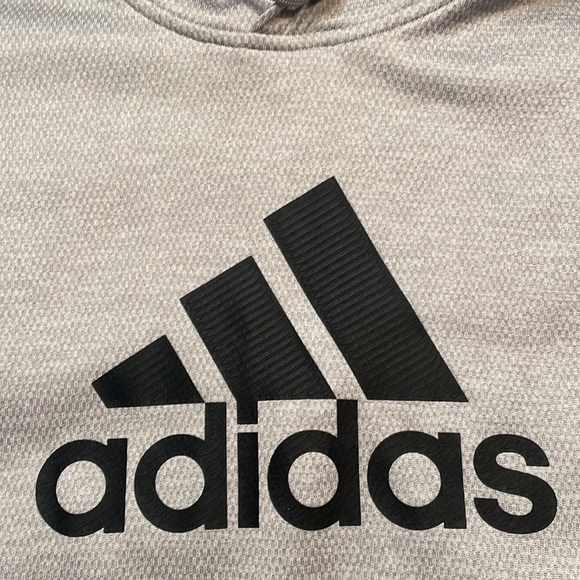 Adidas Gray Unisex Sweatshirt Hoodie Size XL - Picture 3 of 7